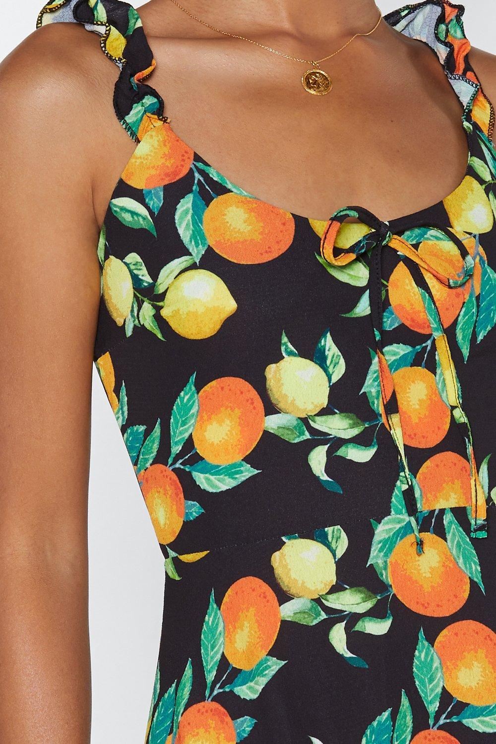 Nasty gal orange on sale dress