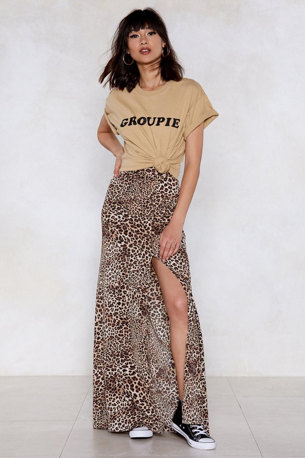 Natural Attraction Leopard Skirt image number 1
