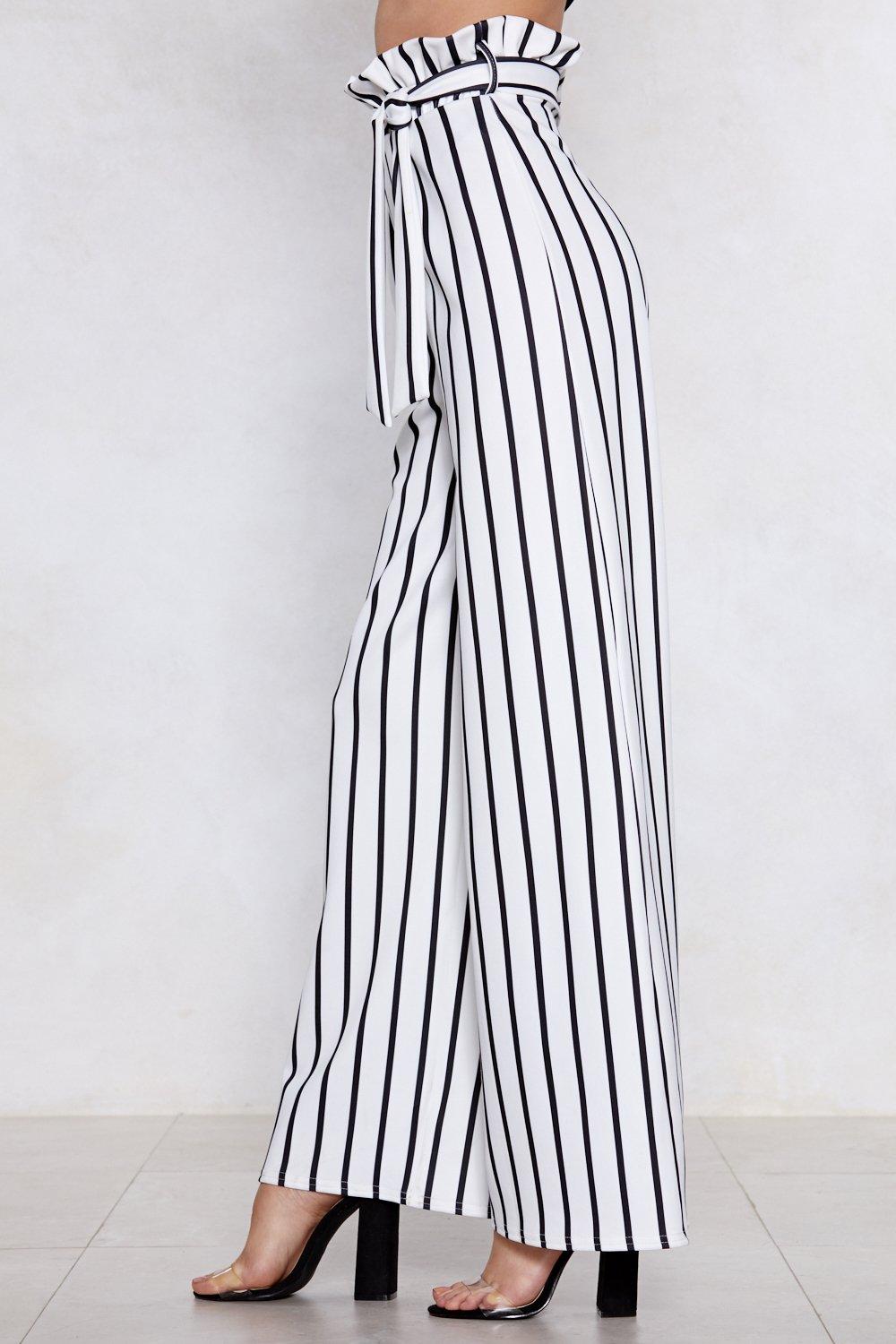 Long Way Up Striped Pants Nasty Gal