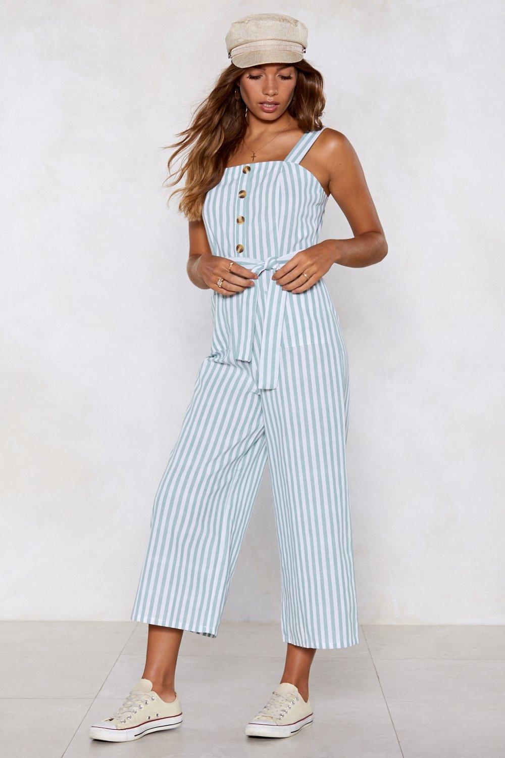 cropped jumpsuit with boots