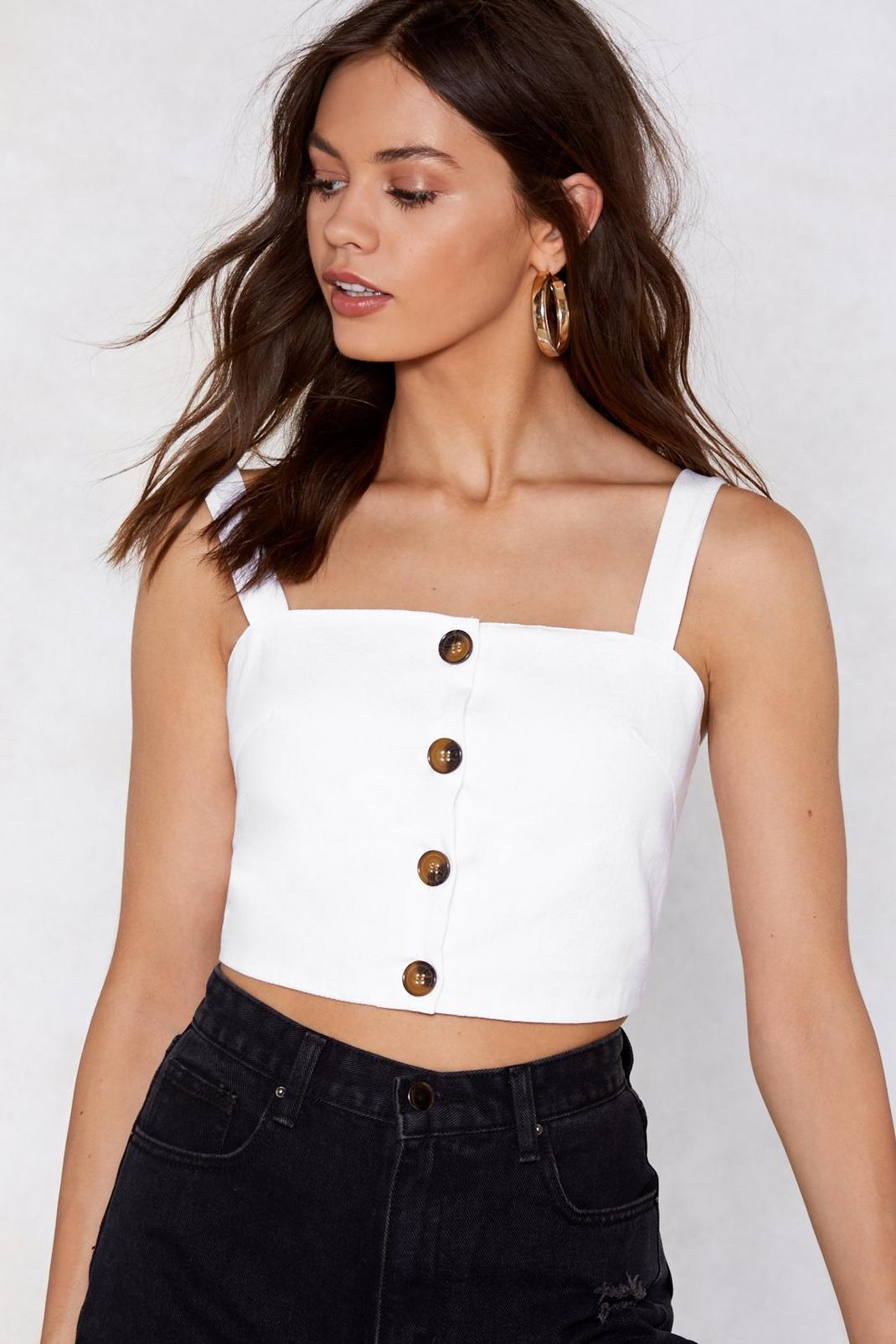 Push the Button Crop Top image number 1