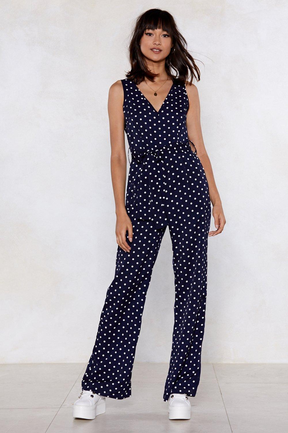 dot jumpsuit