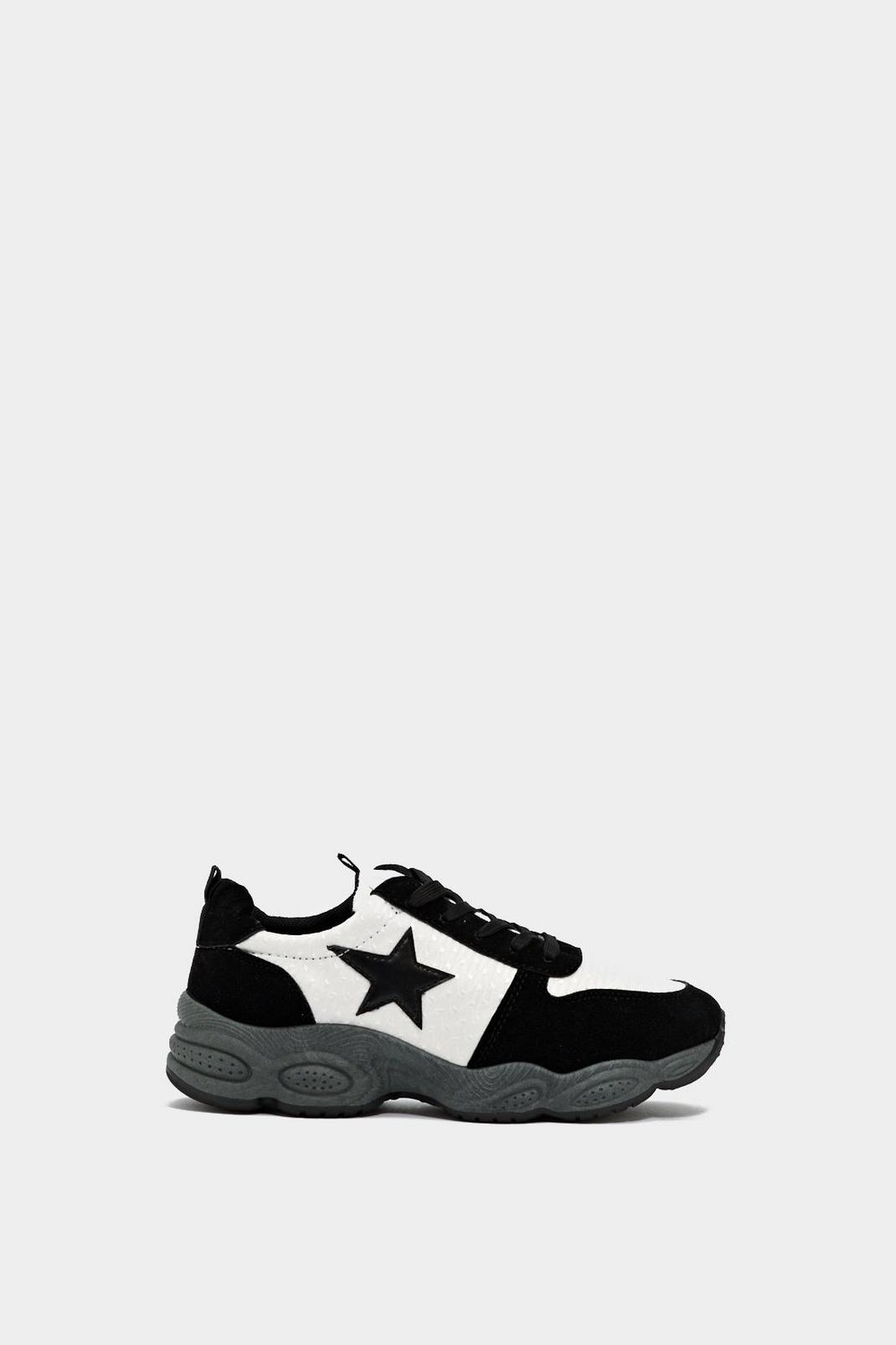 105 Blck Star Chunky Ugly Trainer image number 2