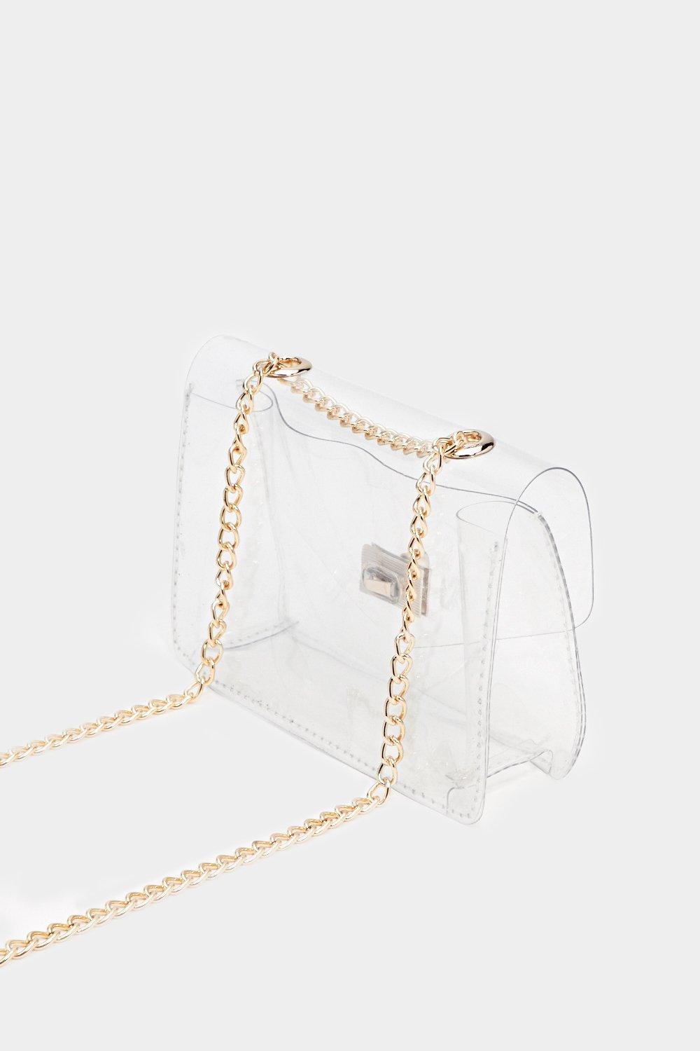 Clear crossbody bag store near me