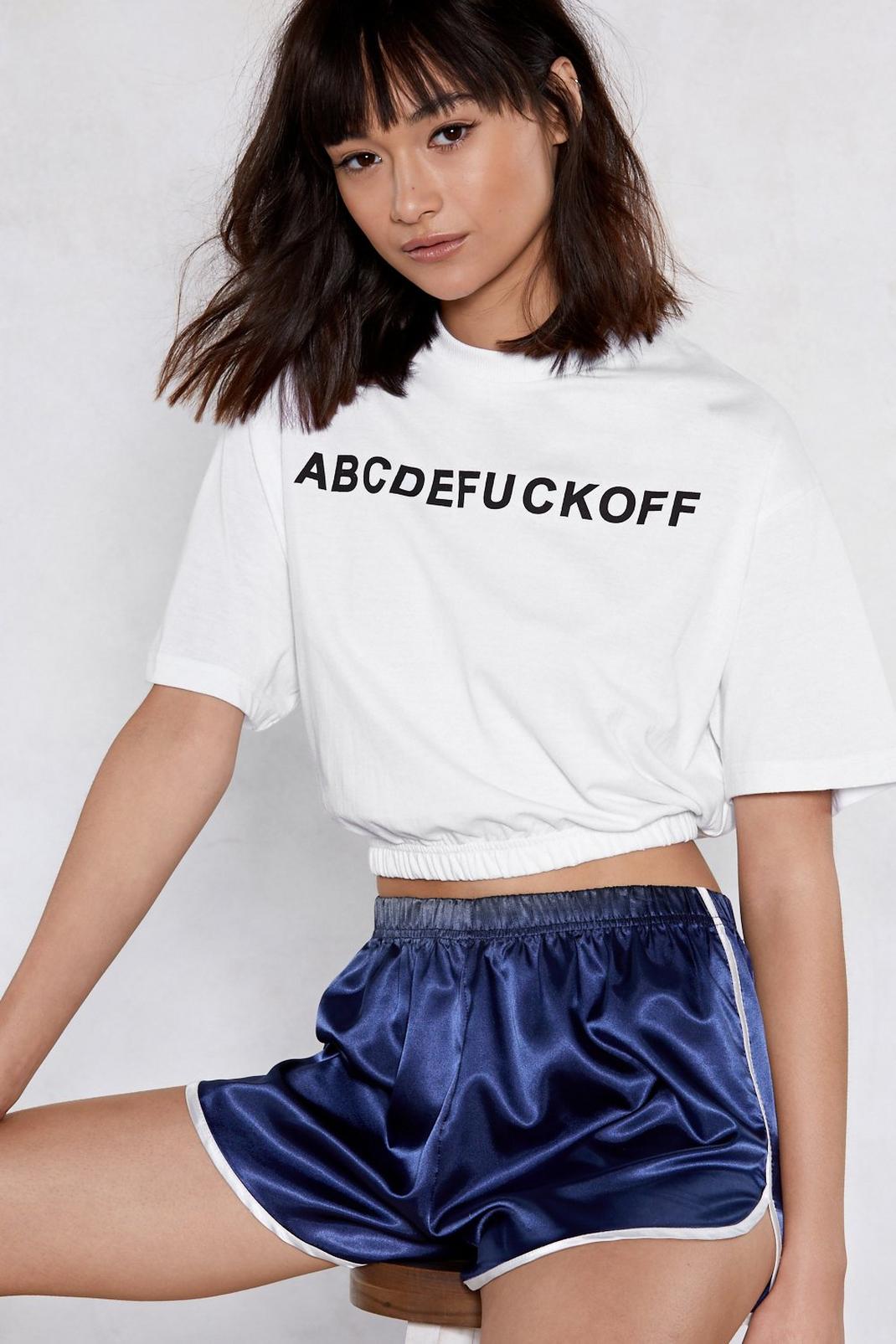 Fuck Off Cropped Tee image number 1