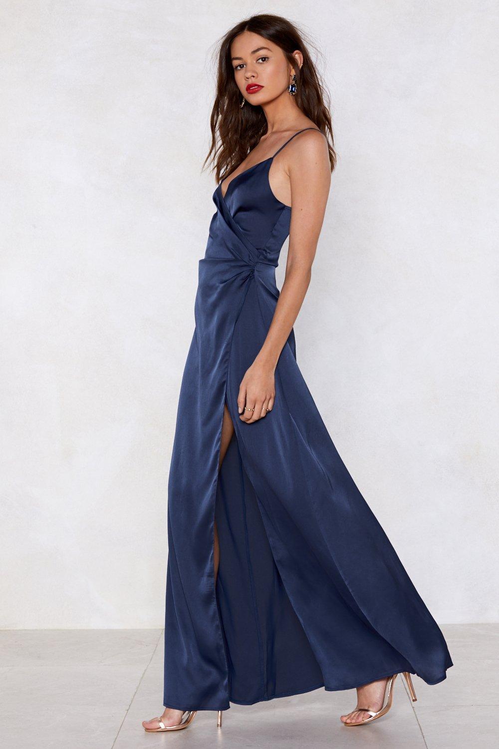 nasty gal blue dress