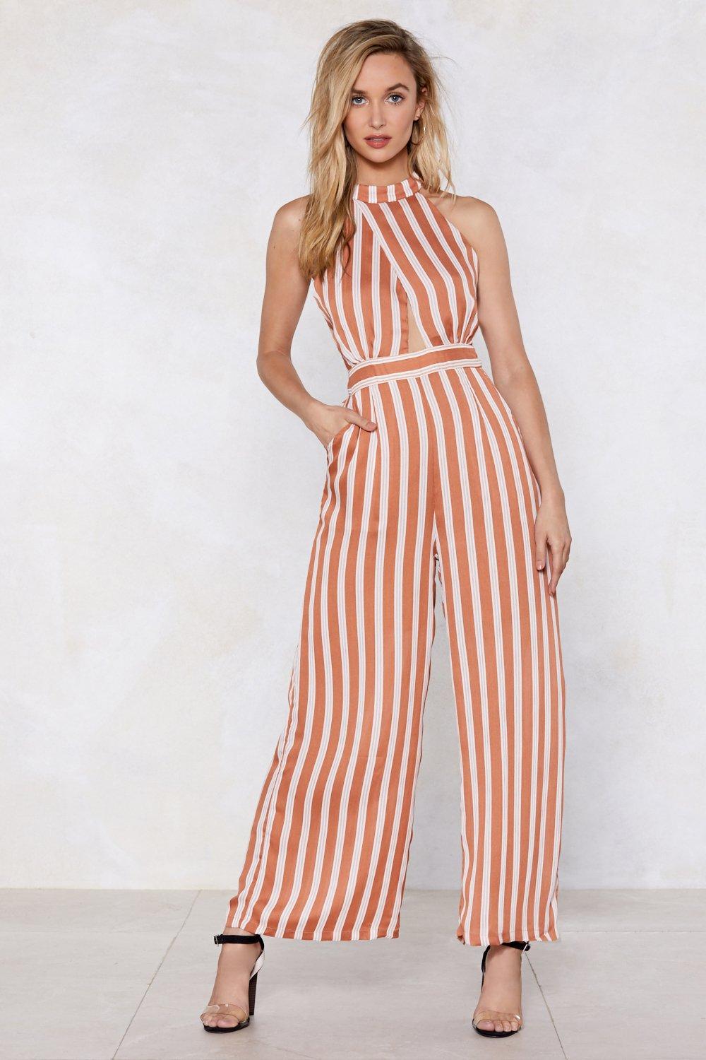 a line jumpsuit