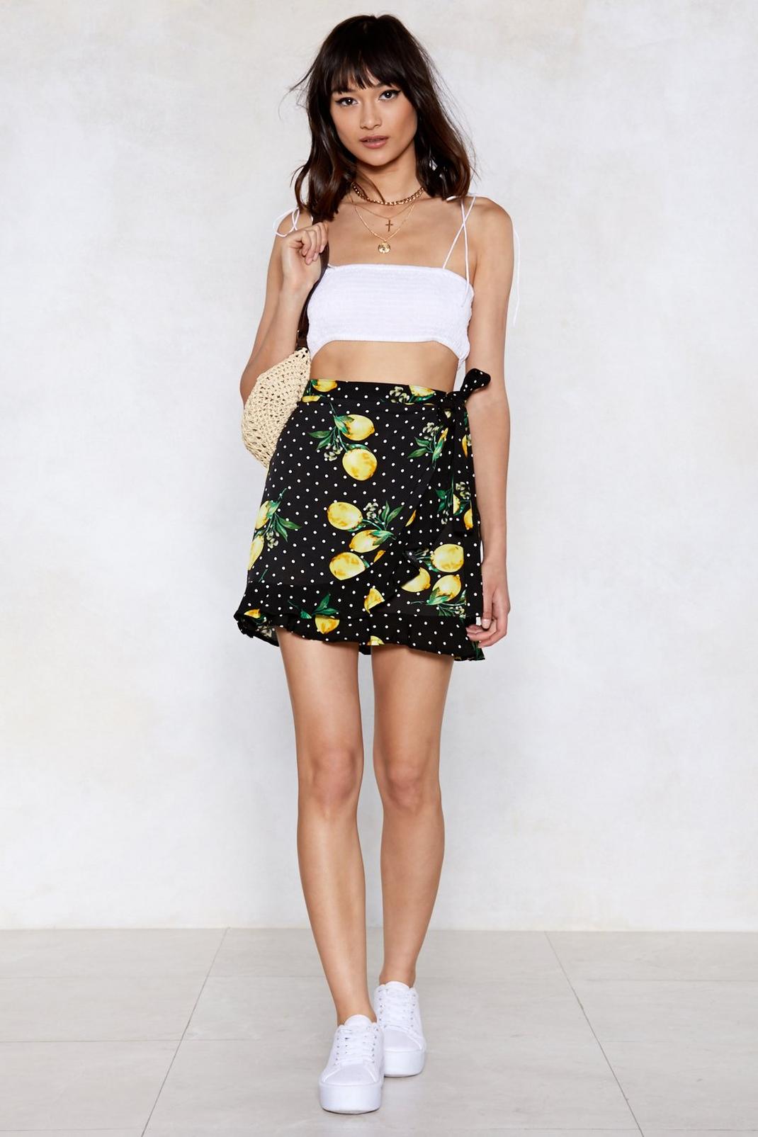 Citrus Got Real Lemon Skirt image number 1
