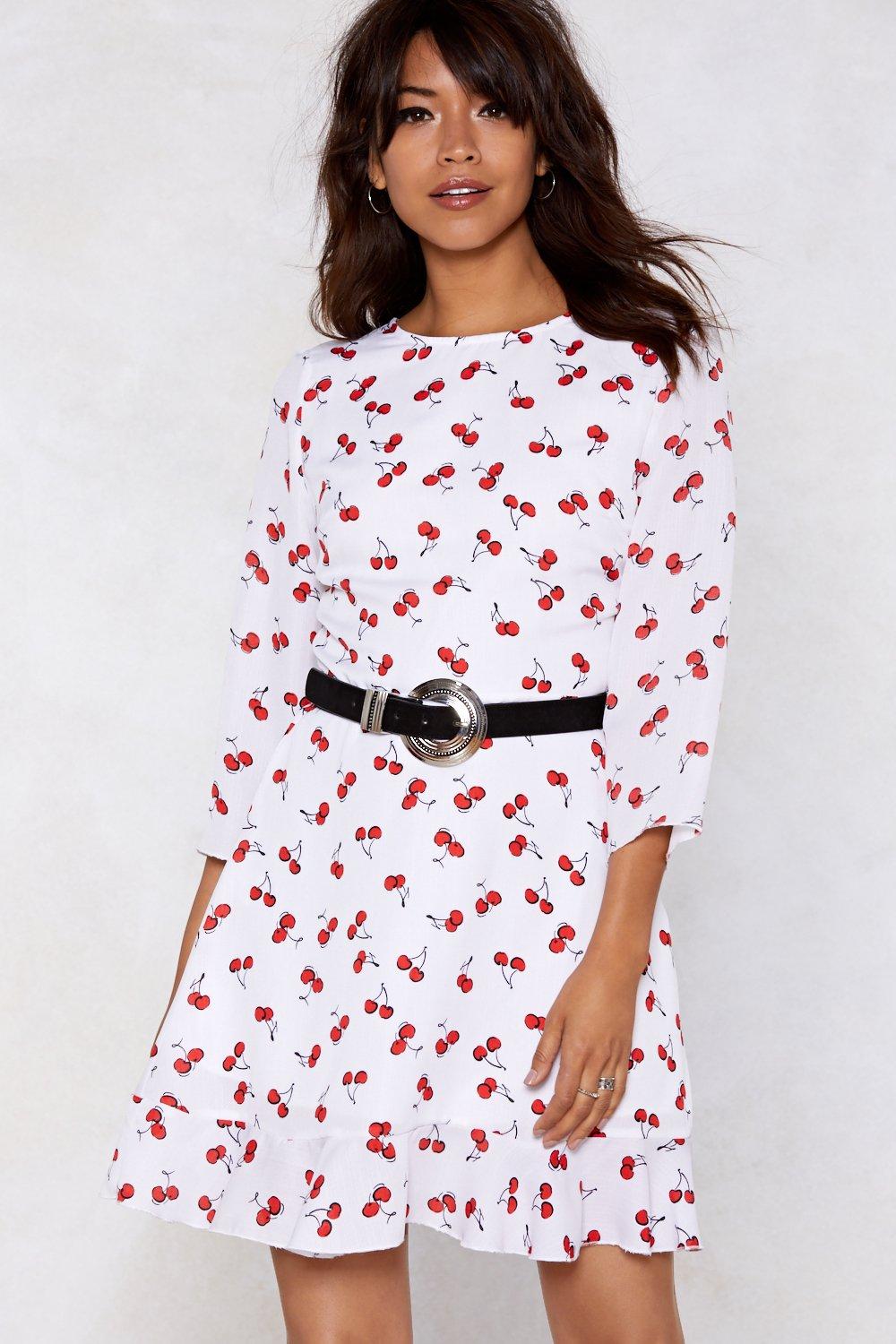 Nasty gal cherry dress sale