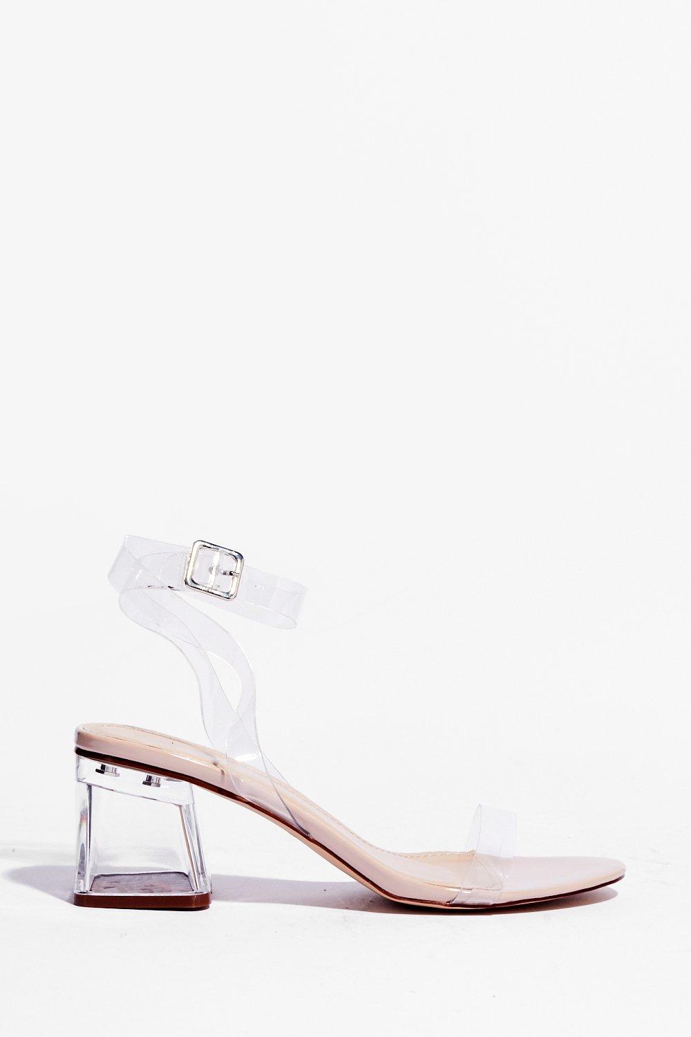 Clear small heels hotsell