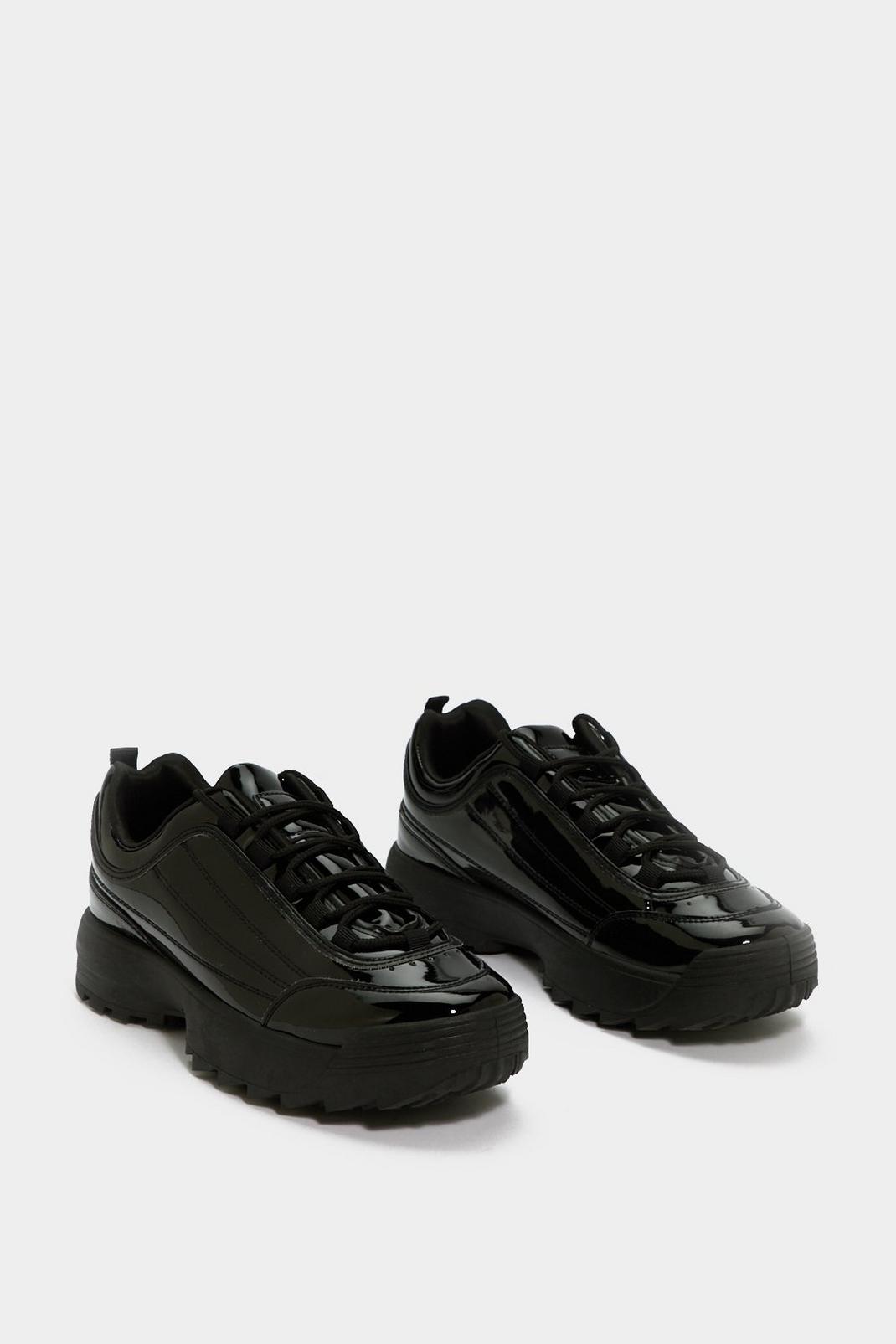 Don't Tell a Sole Patent Faux Leather Sneaker image number 1