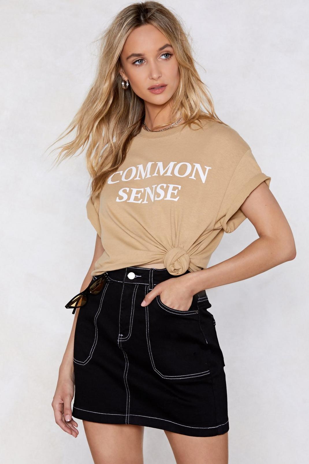 Use Your Common Sense Tee image number 1