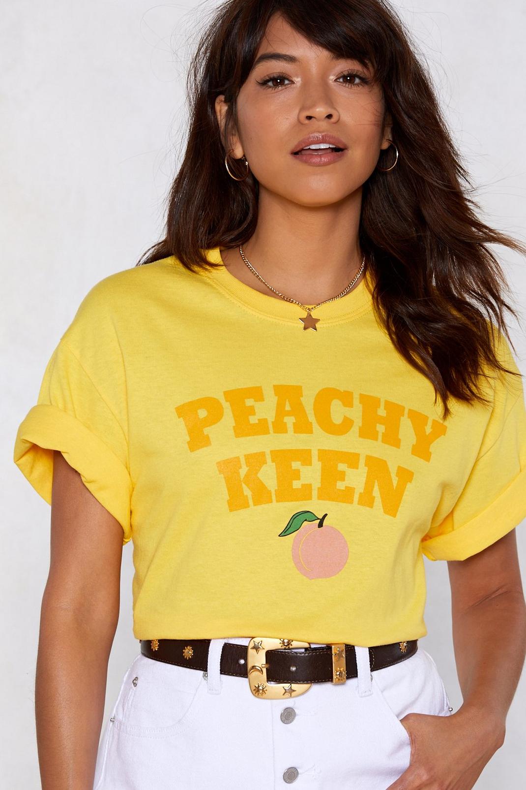 Peachy Keen Relaxed Tee image number 1