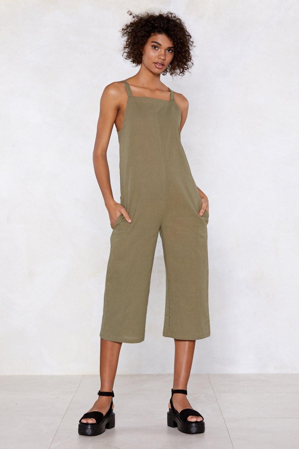 cropped jumpsuit