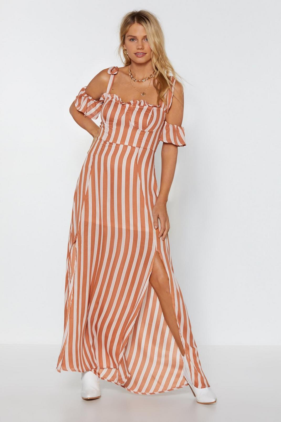 Sleeve It to Chance Striped Dress image number 1