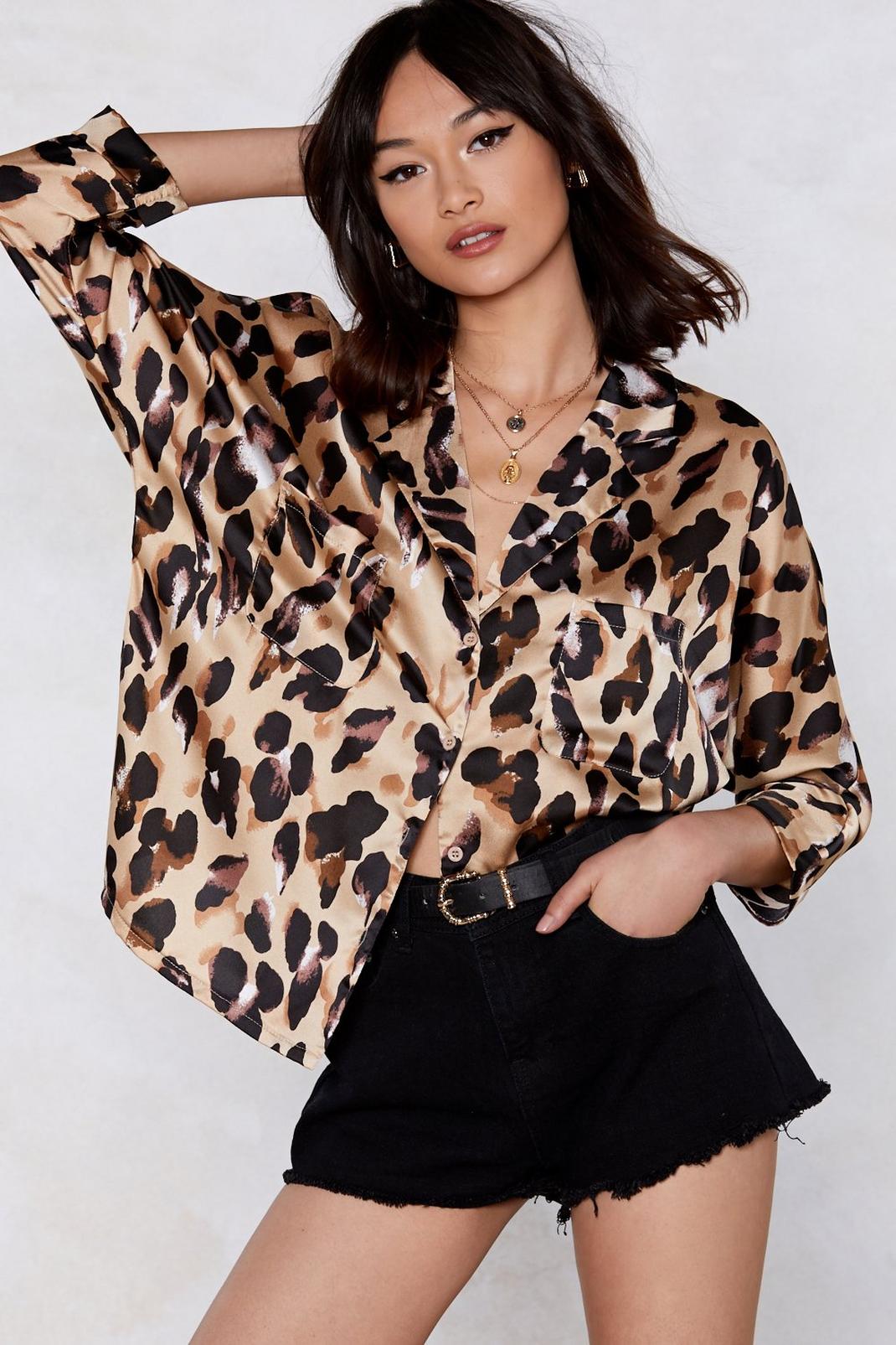 So Fierce Leopard Shirt | Nasty Gal