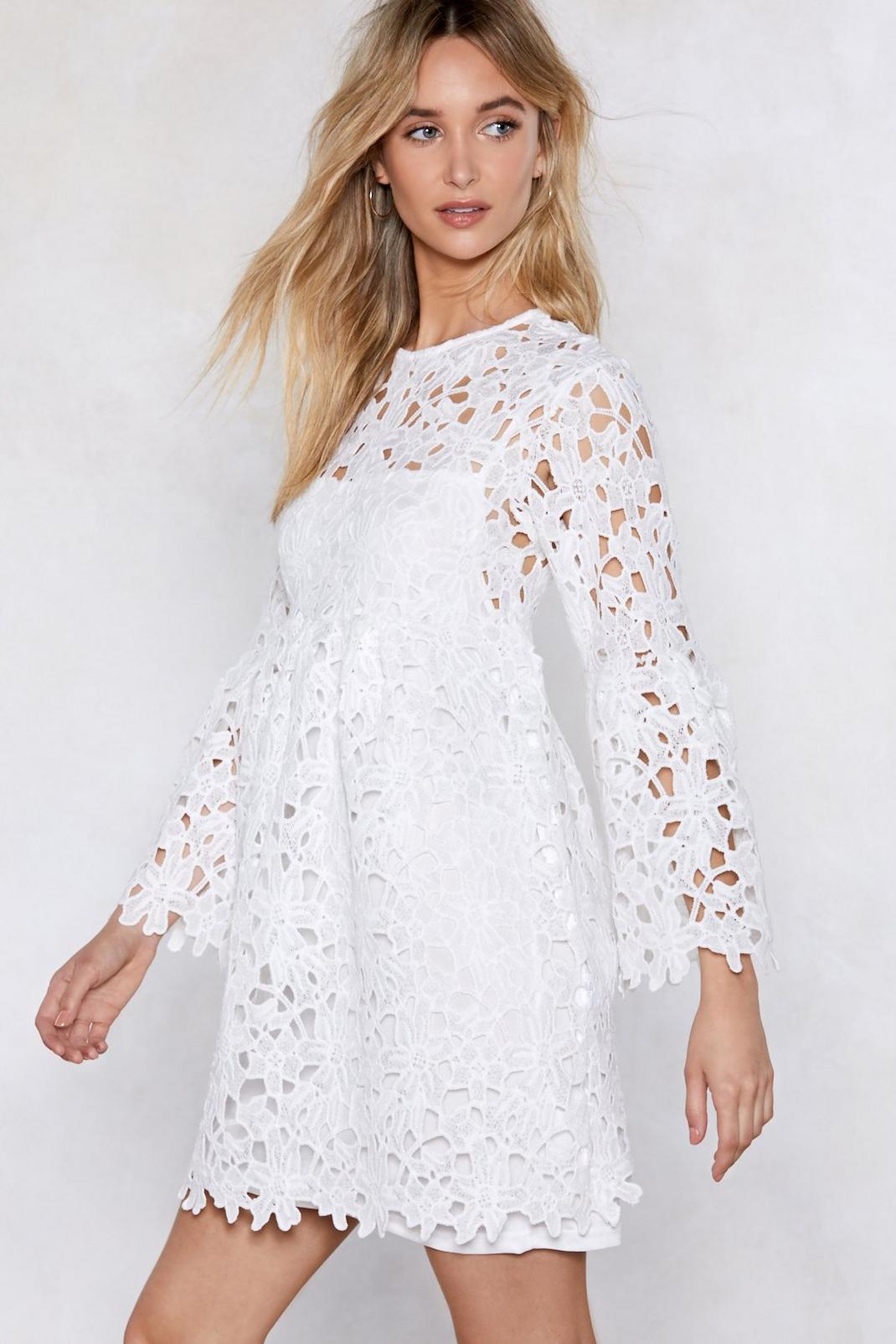 Turn and Lace Me Crochet Dress | Nasty Gal