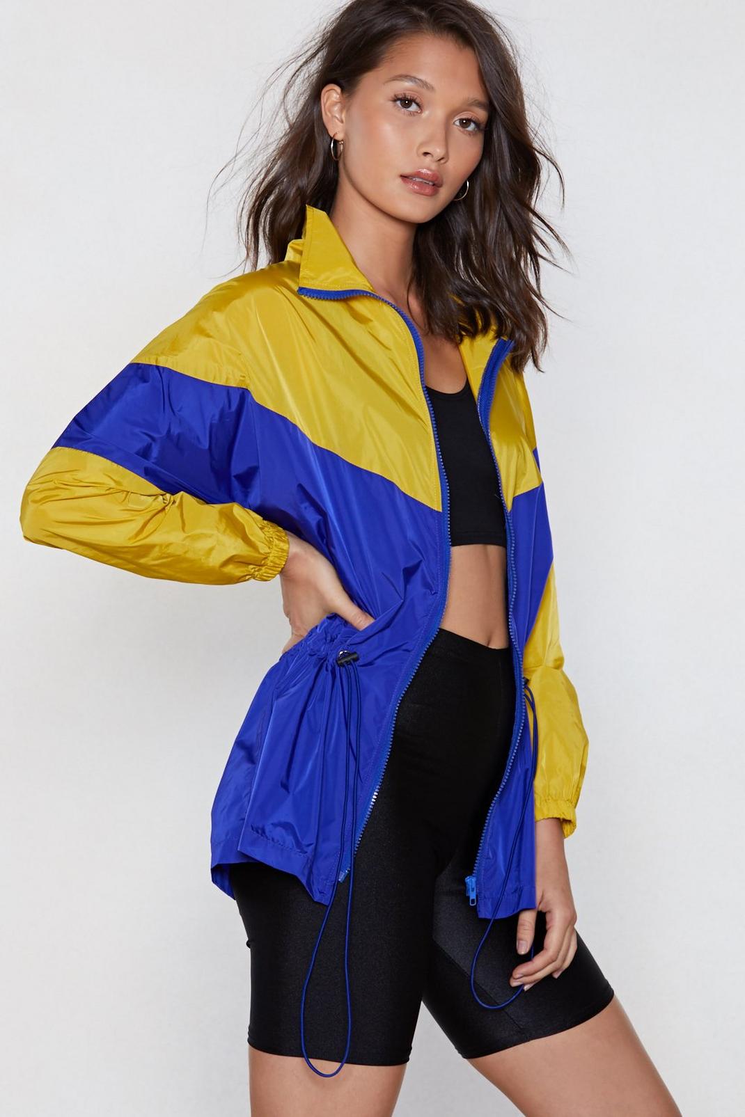 Colorblock Out the Haters Lightweight Jacket