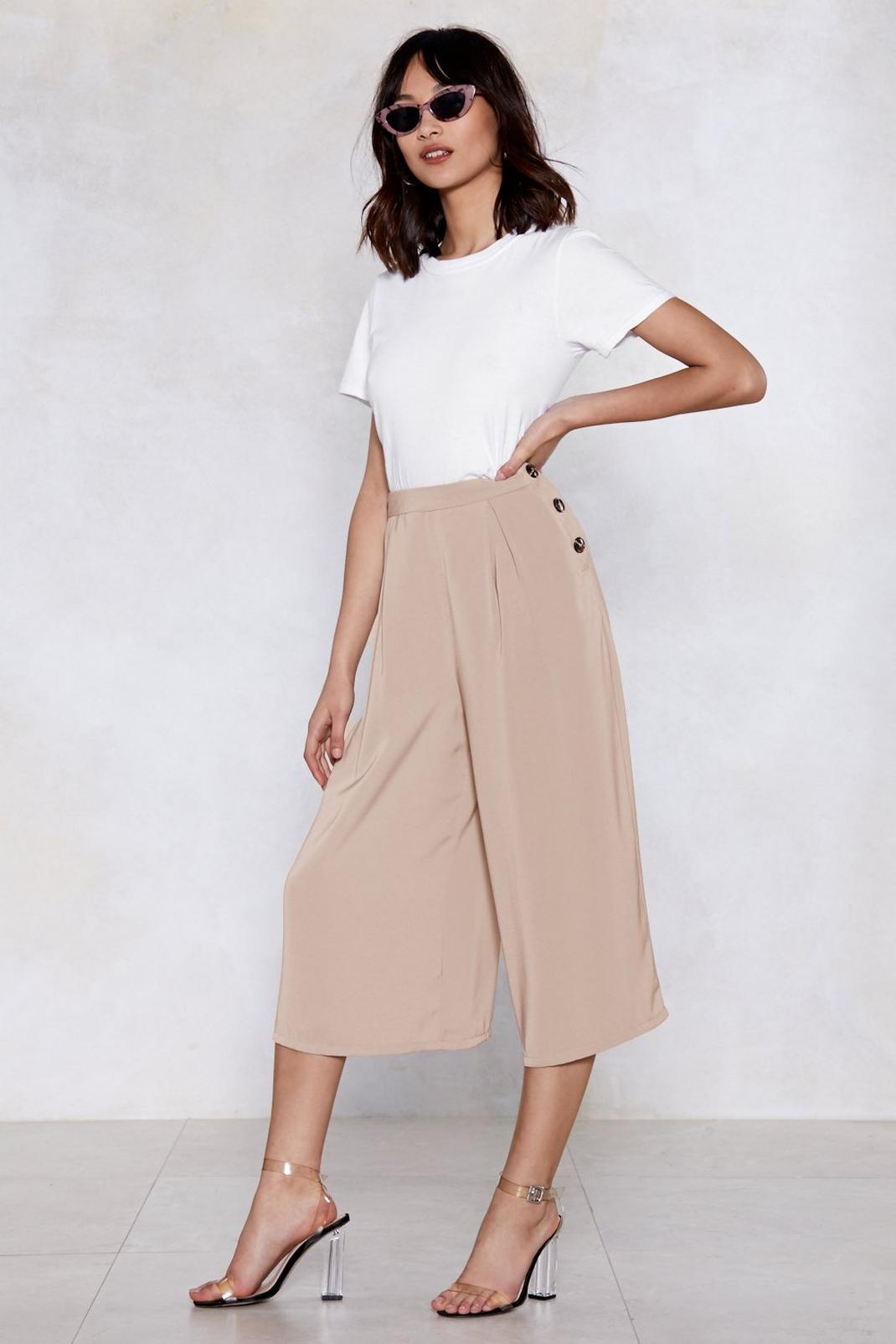 Culotte Me Later Button Pants image number 1