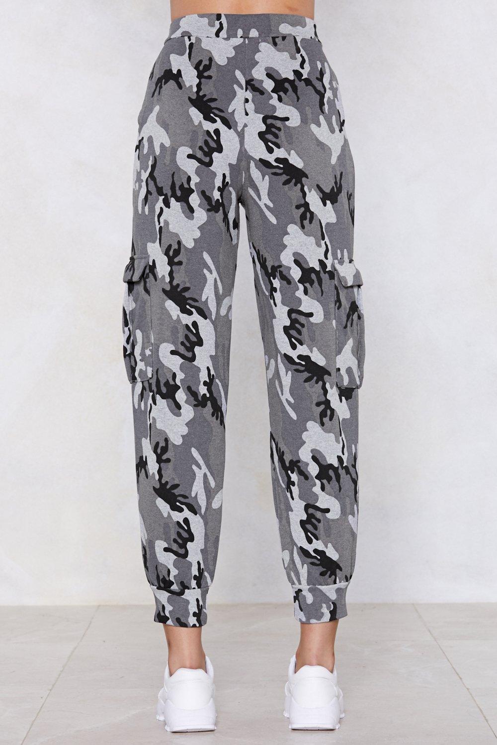 Nasty Gal Camo Joggers Shop