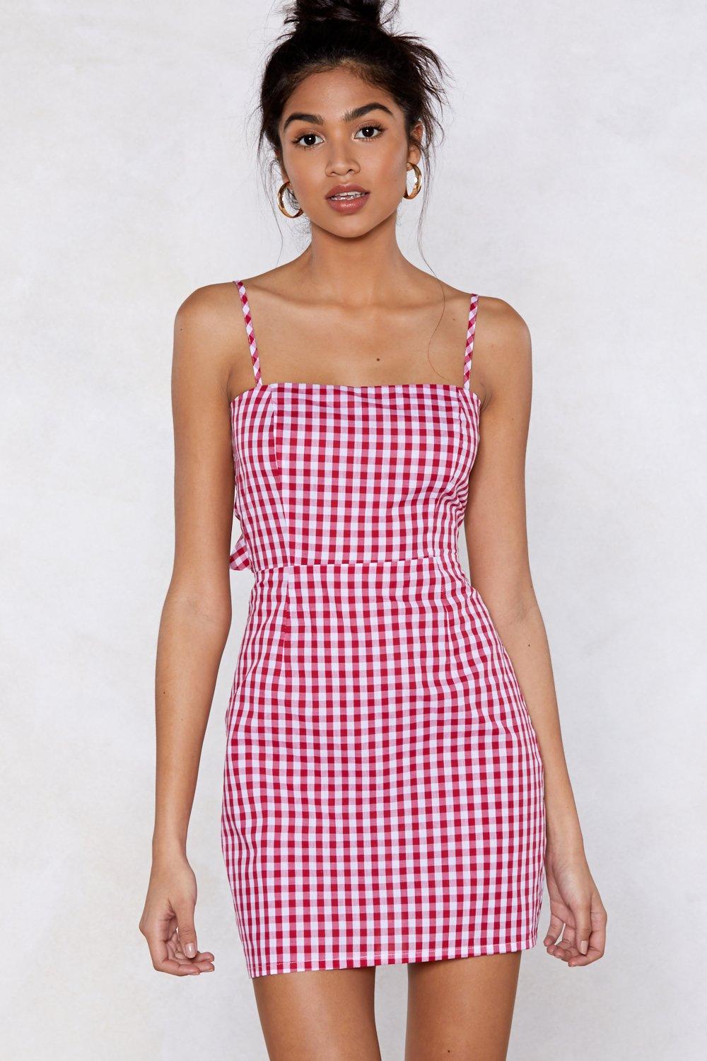 Nasty gal shop gingham dress