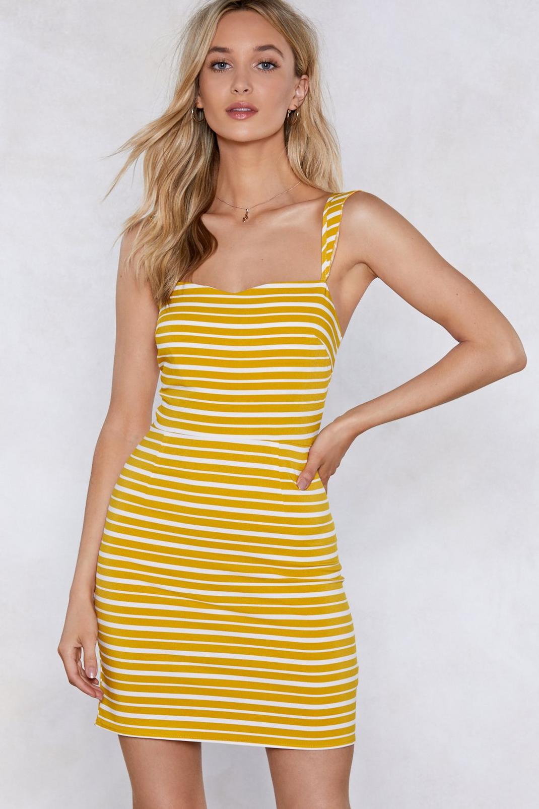 Your Heart is in the Stripe Place Mini Dress image number 1