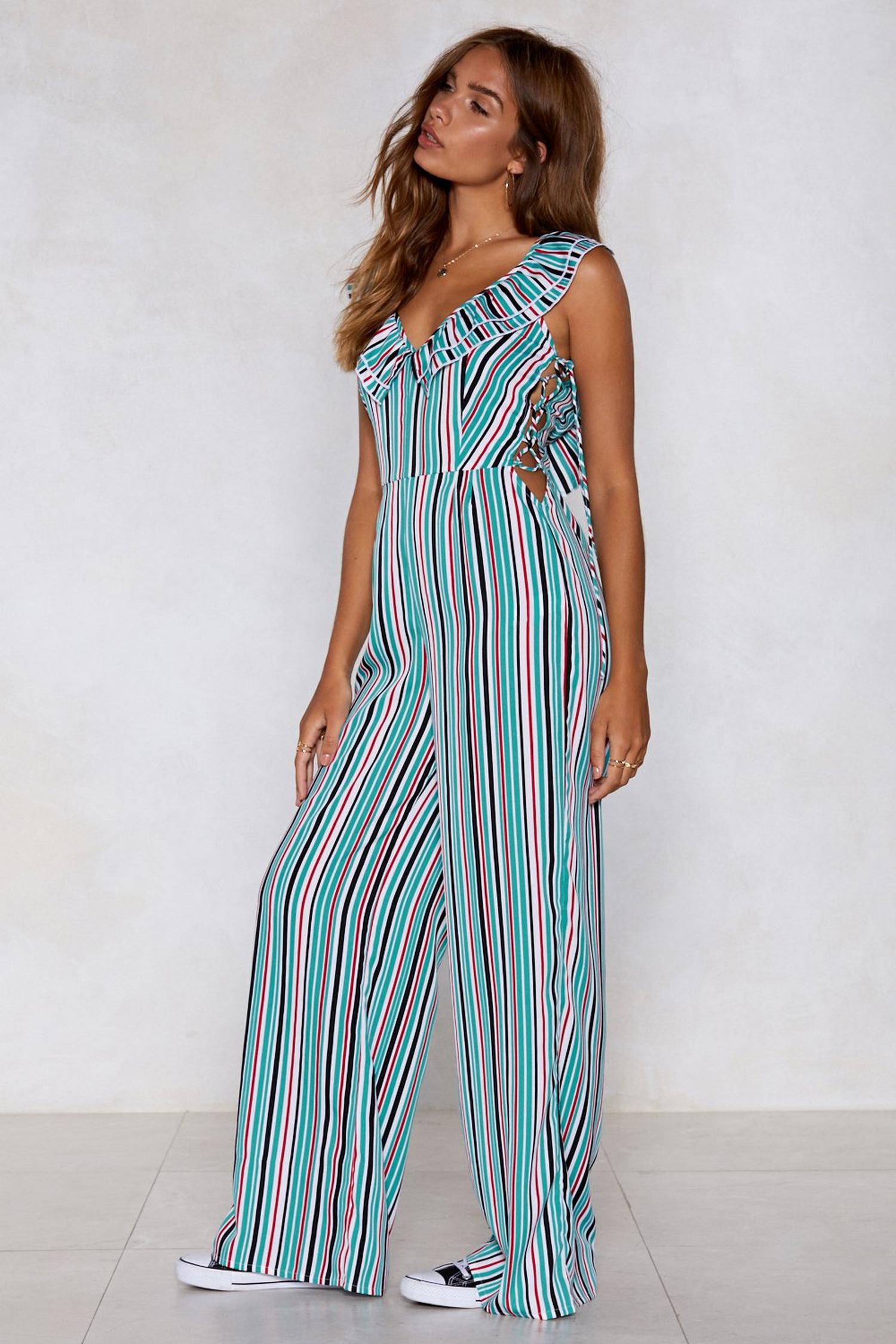 A Poet and You Didn't Know It Striped Jumpsuit | Nasty Gal