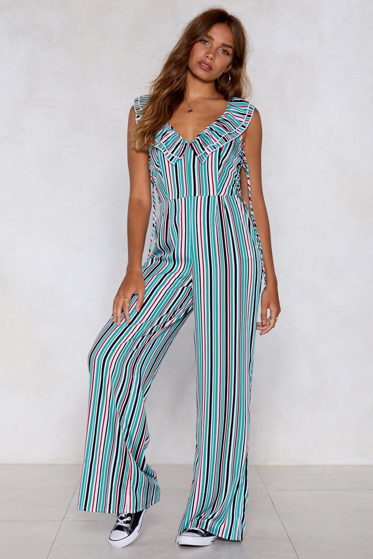 A Poet and You Didn't Know It Striped Jumpsuit | Nasty Gal