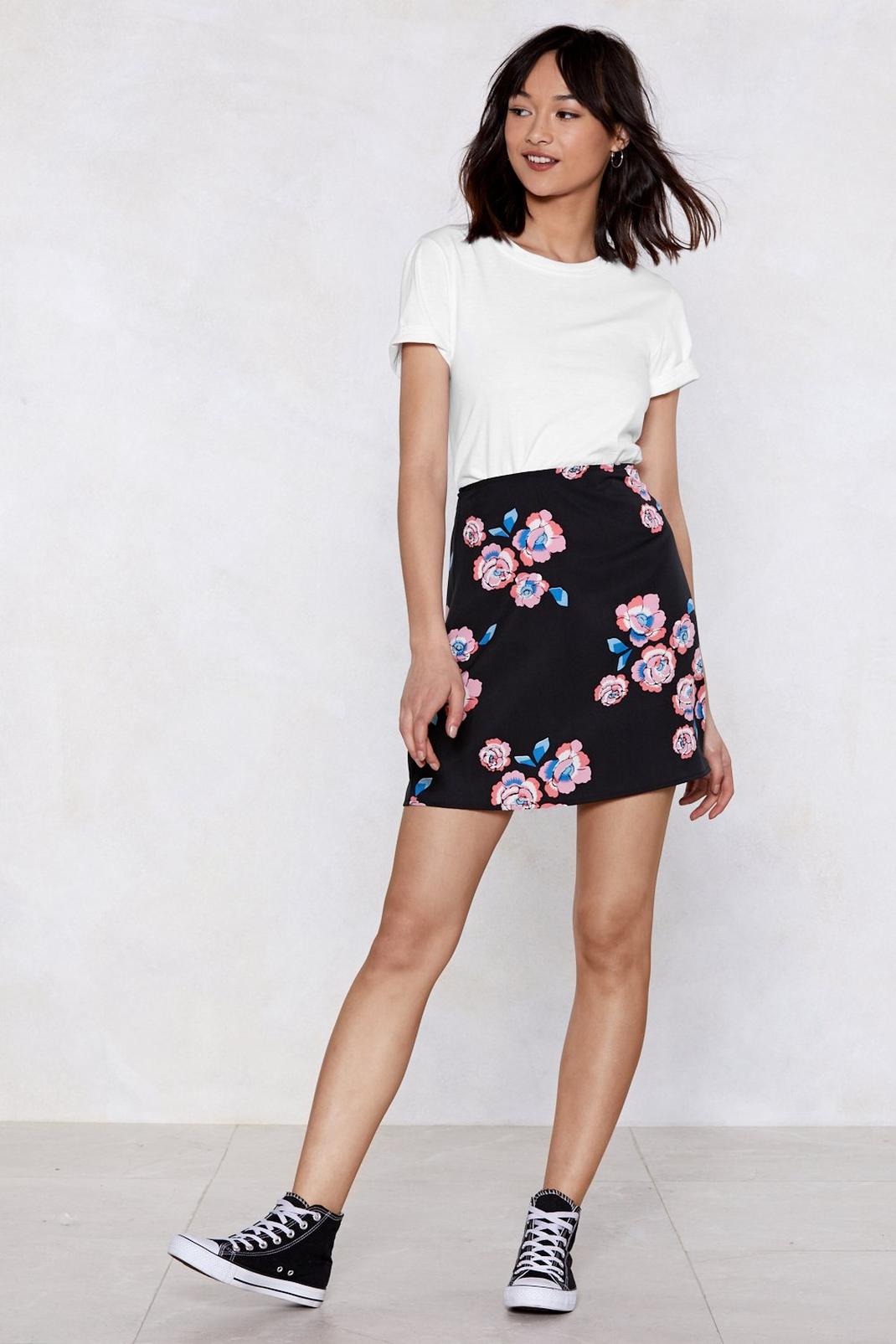 Chill Babe Floral Skirt image number 1