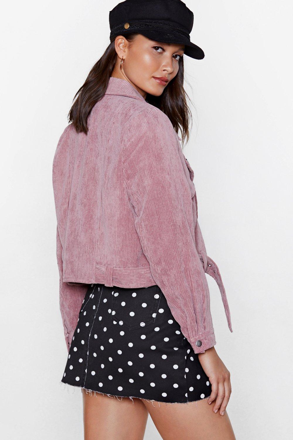 nasty gal cord jacket