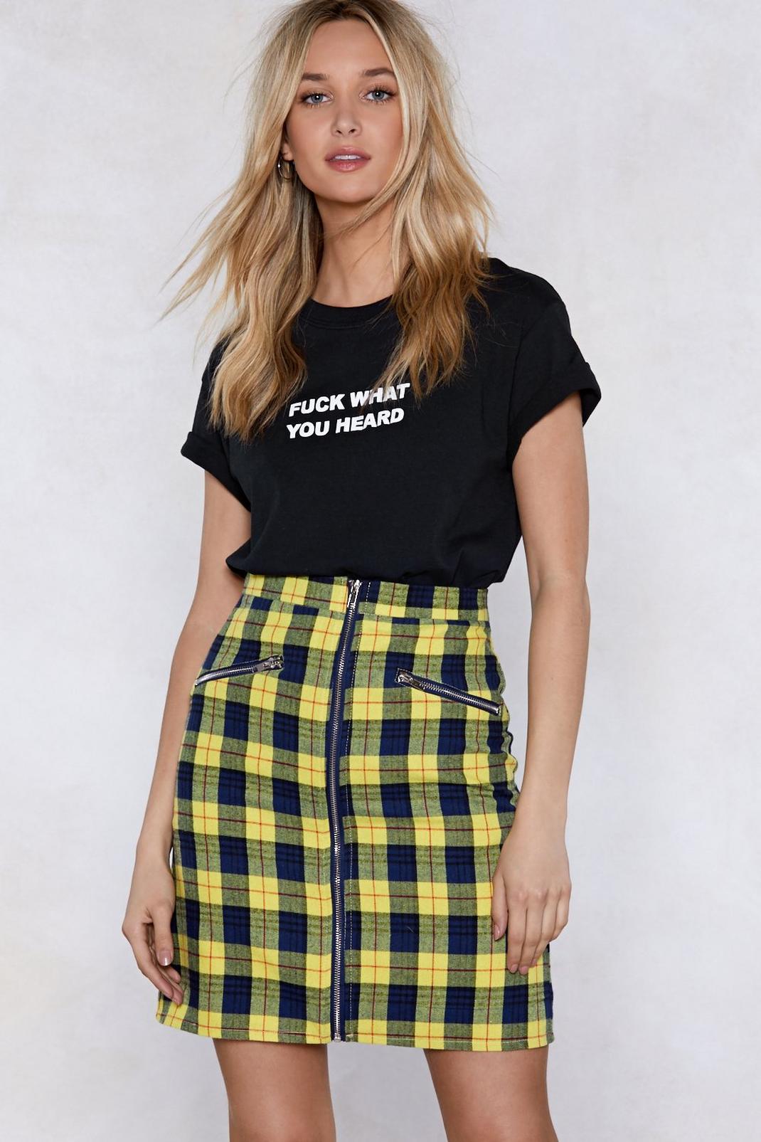 Do You Believe Tartan Skirt image number 1