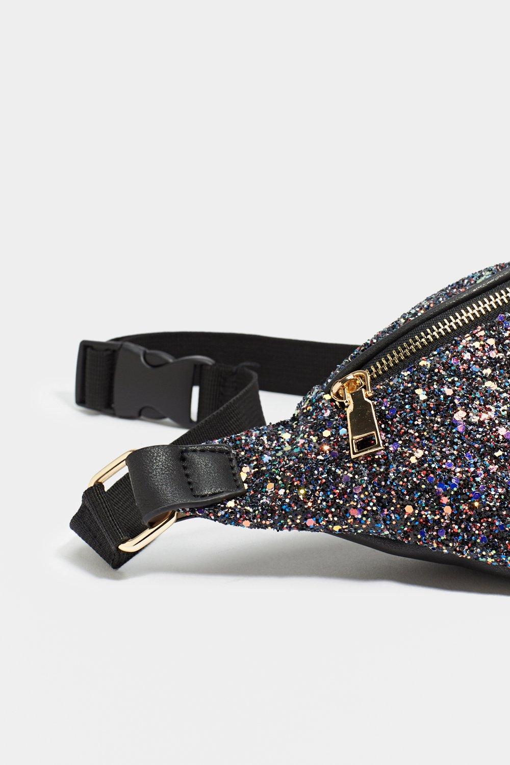 Black sparkly fanny discount pack