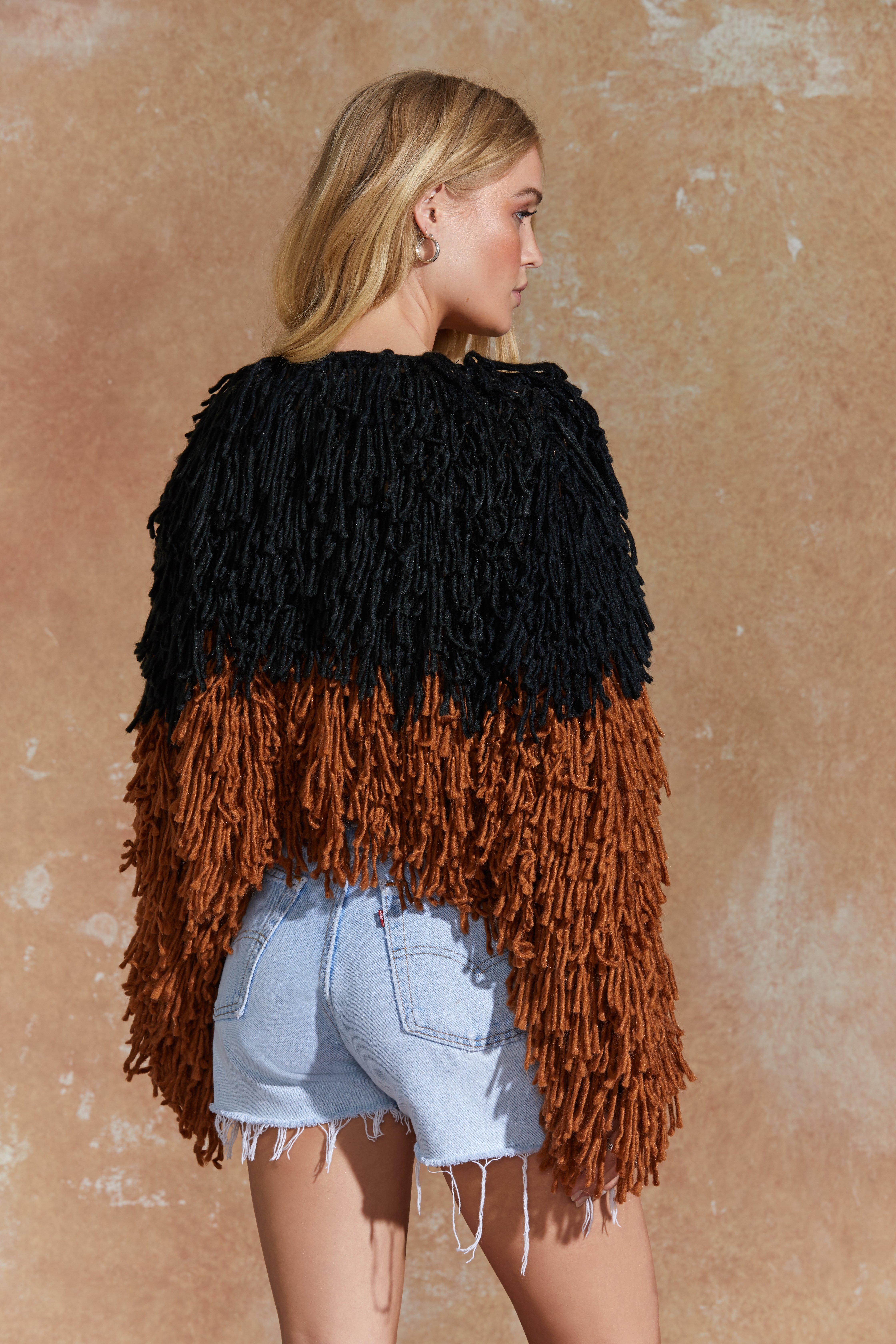 In the Loop Shaggy Cardigan Nasty Gal