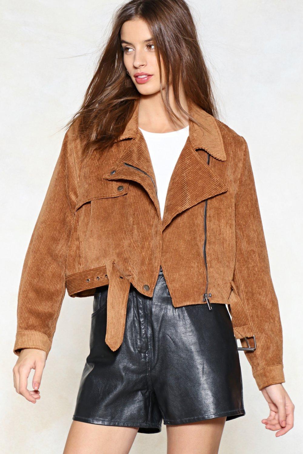 nasty gal cord jacket