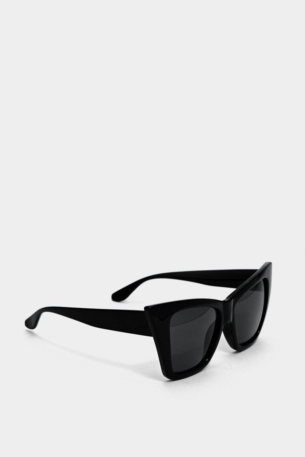 Angular Cat Eye Sunglasses, Italian American Design