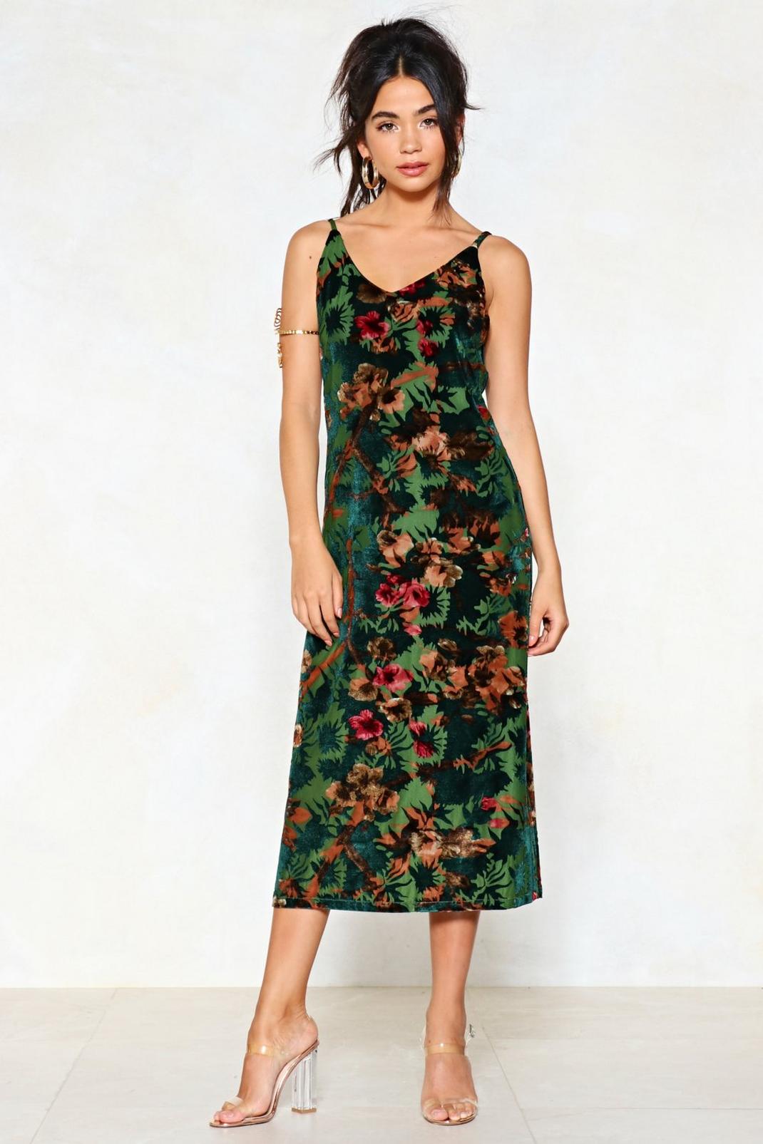 Meadow One Better Floral Burnout Dress | Nasty Gal