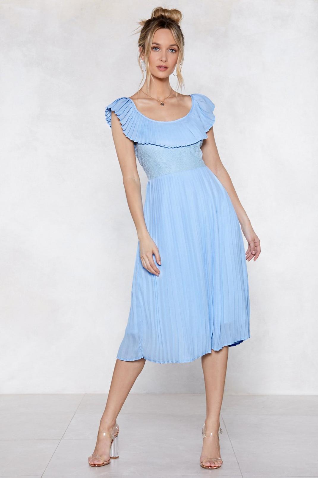 Pleat Your Match Midi Dress image number 1