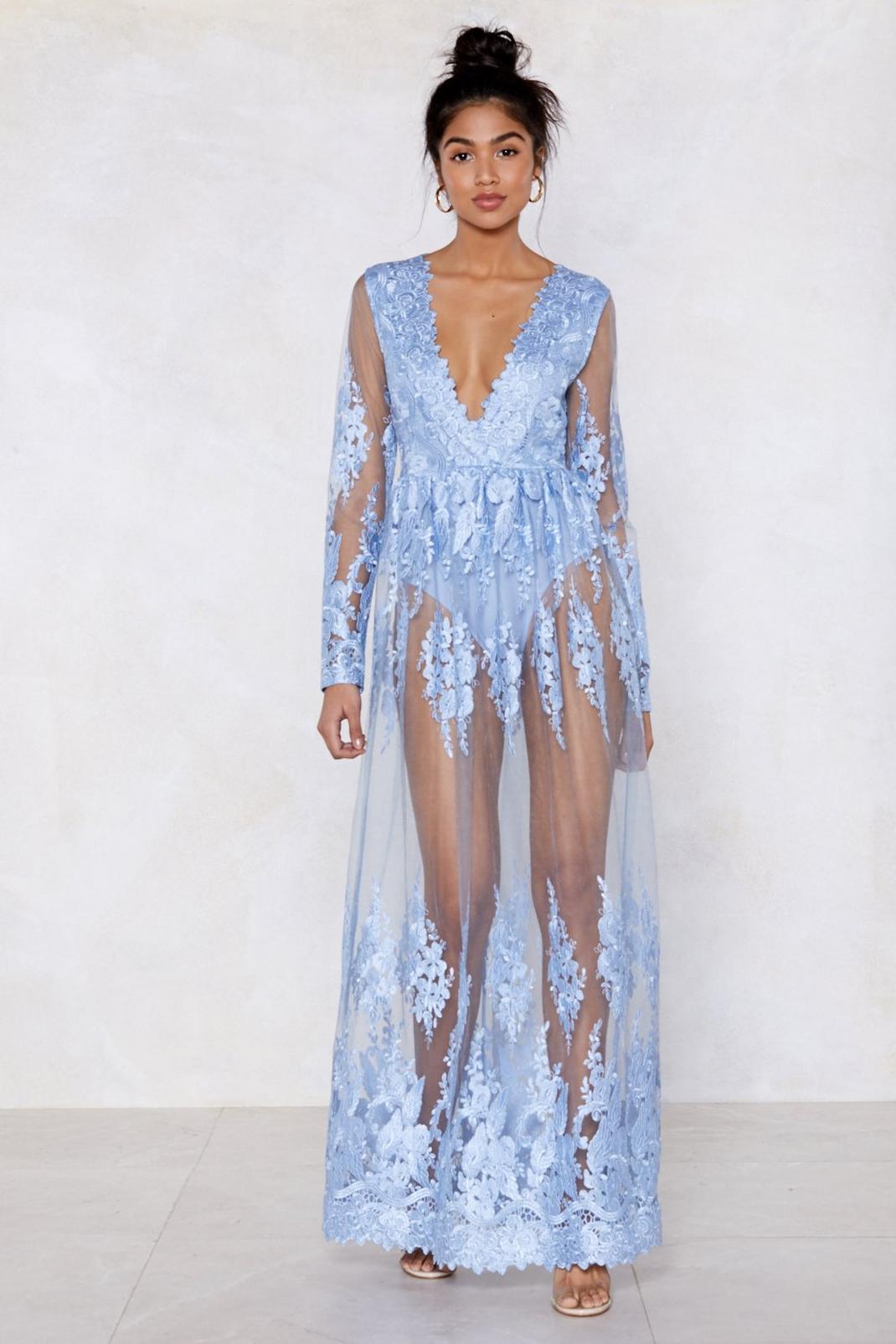 Ice Cold Lace Maxi Dress image number 1