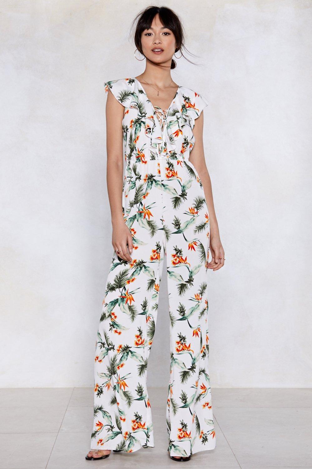 palm jumpsuit