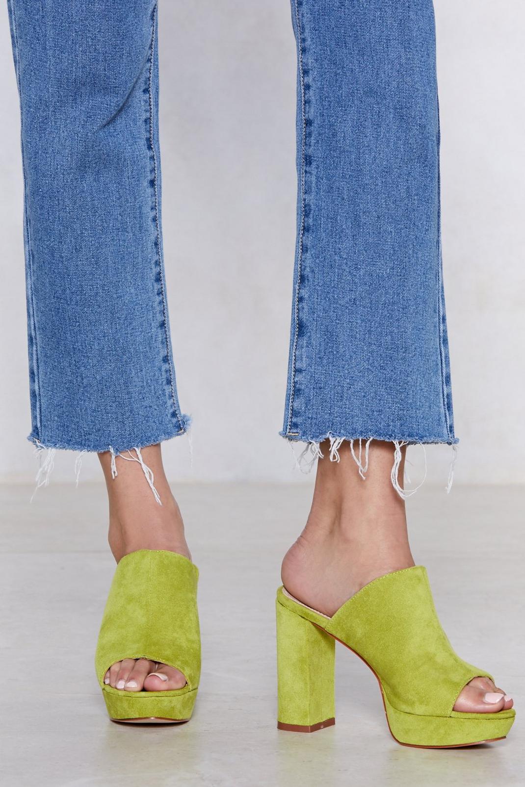 Move It Faux Suede Mule image number 1