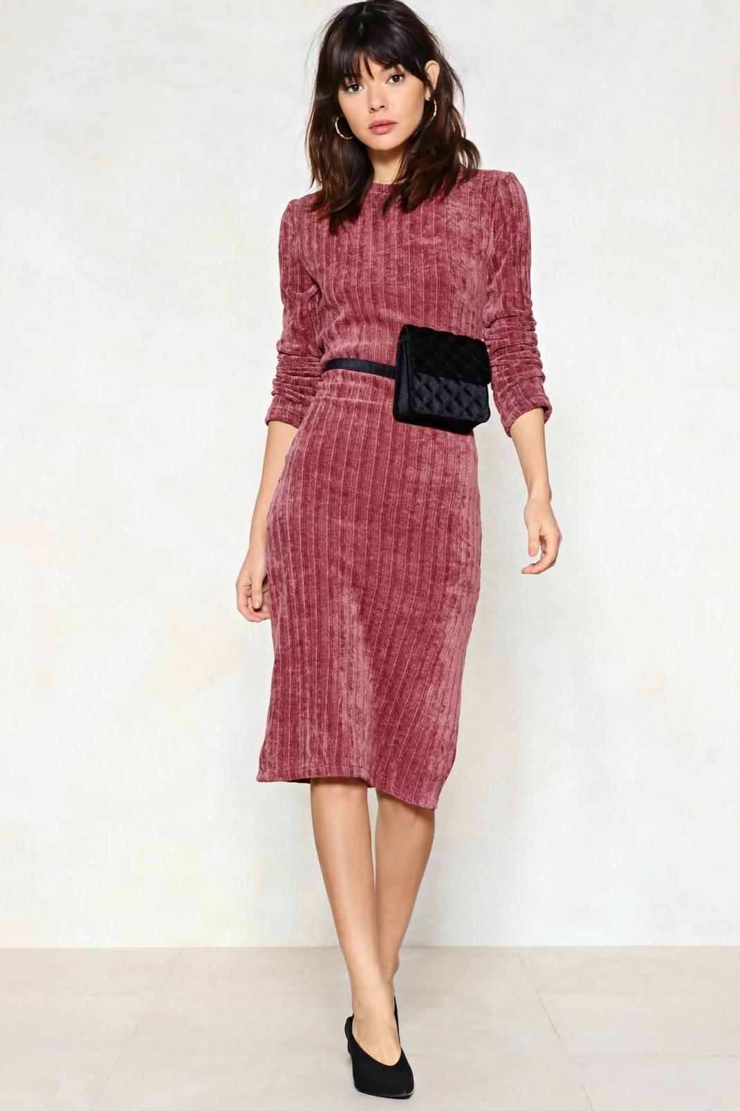 Knitted Out Midi Dress image number 1