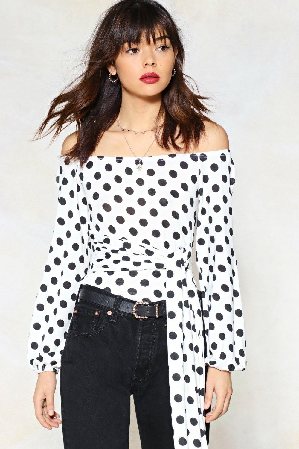 polka top