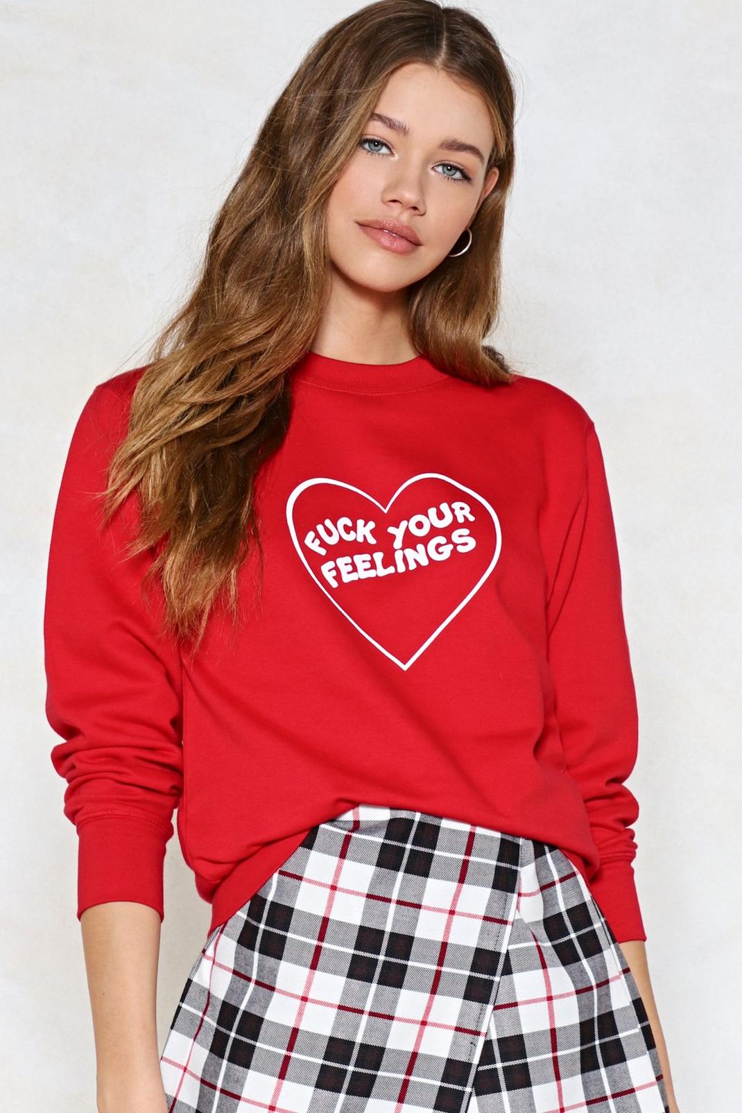Fuck Your Feelings Sweater image number 1