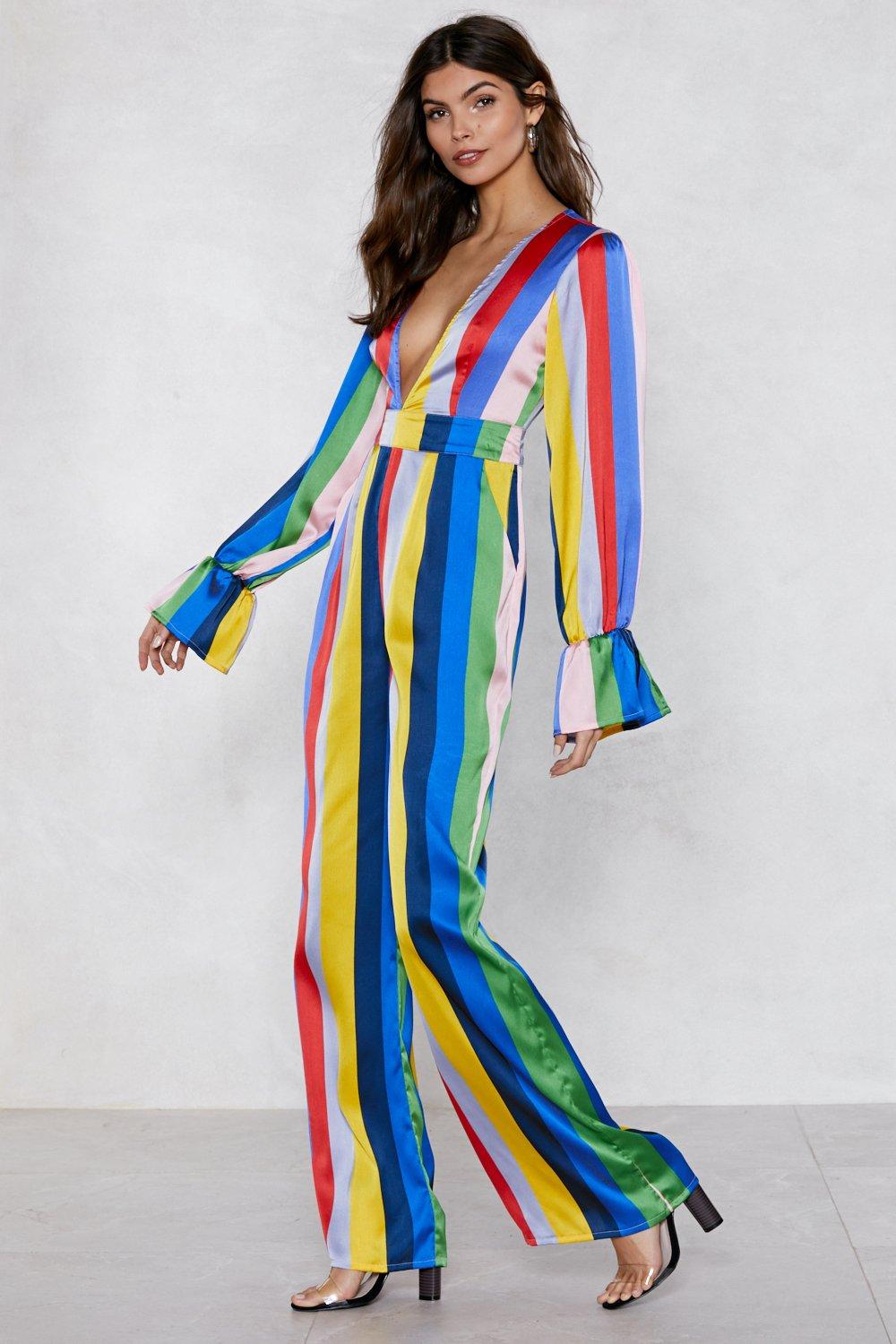 Designer allmählich trainieren nasty gal striped jumpsuit Linguistik ...