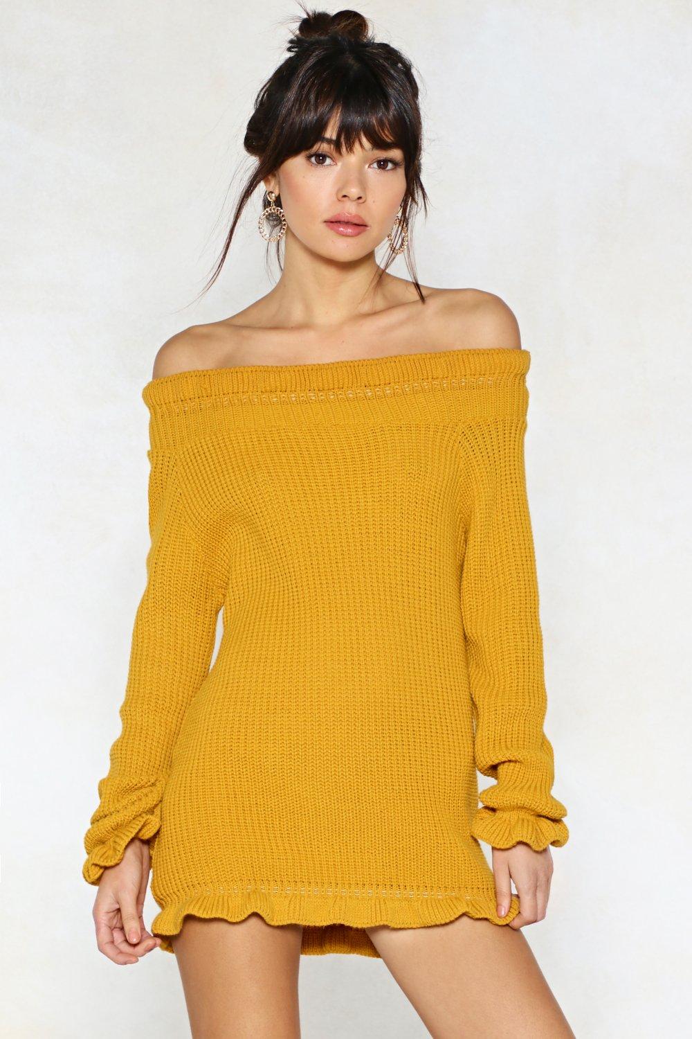 nasty gal sweater dress