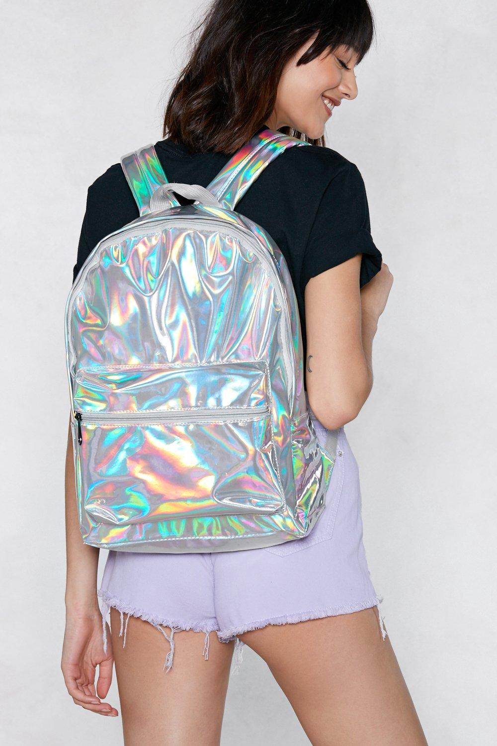 Iridescent bookbag sales