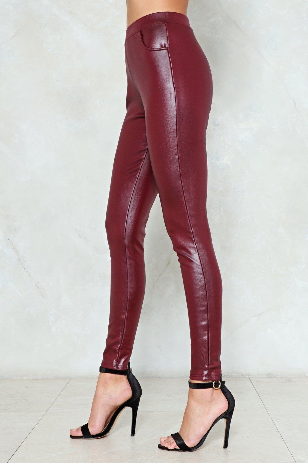 Close Quarters Faux Leather Leggings