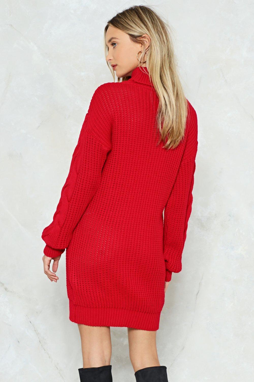 Big turtleneck sales sweater dress