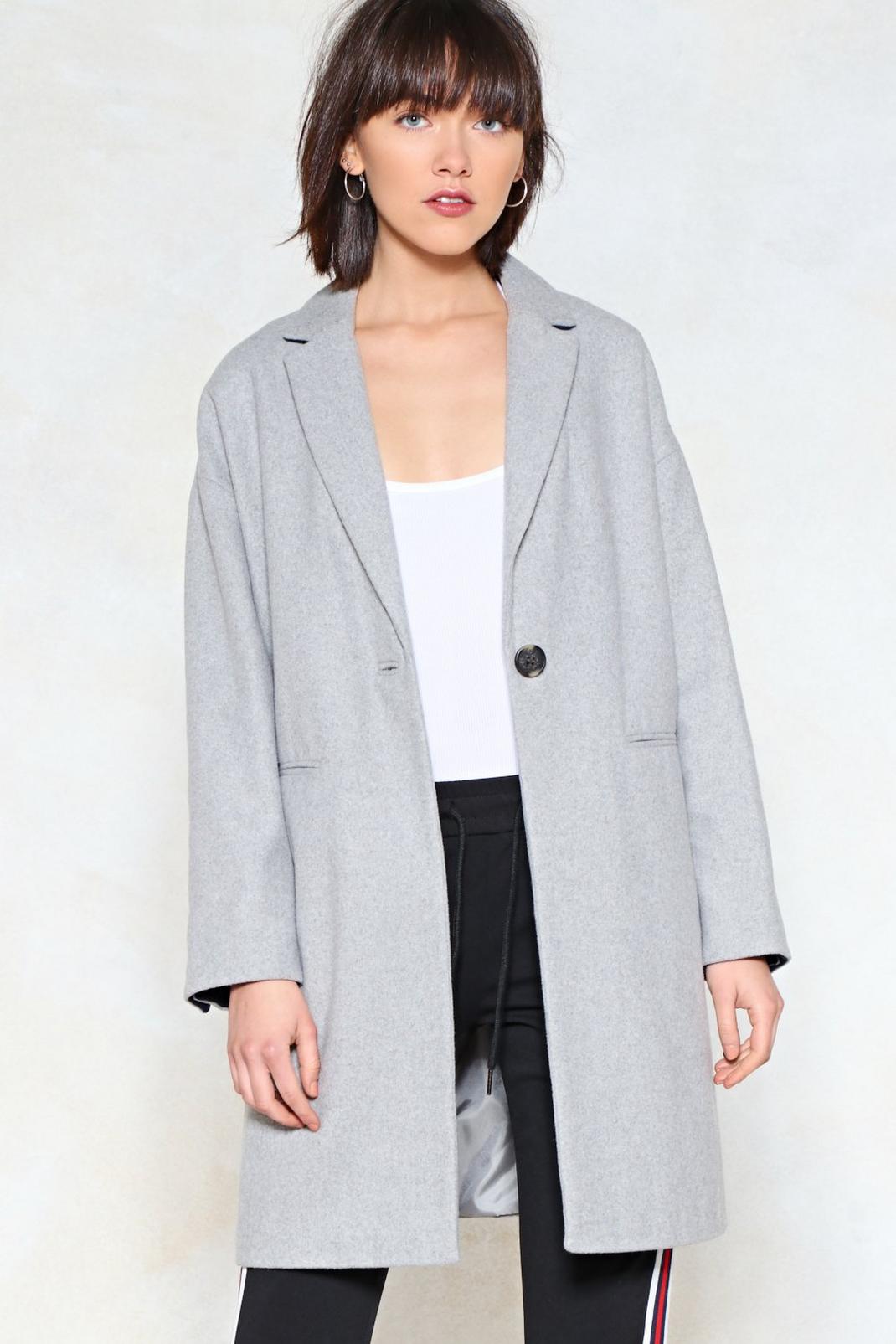 Cover Your Tracks Longline Coat | Nasty Gal