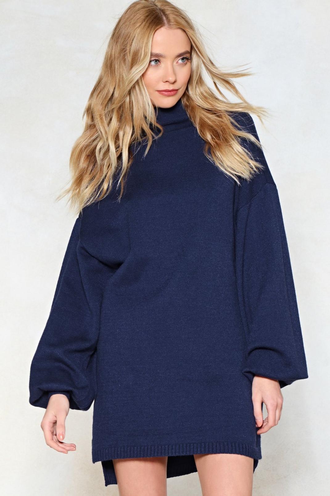 Knit Comes Naturally Sweater Dress image number 1